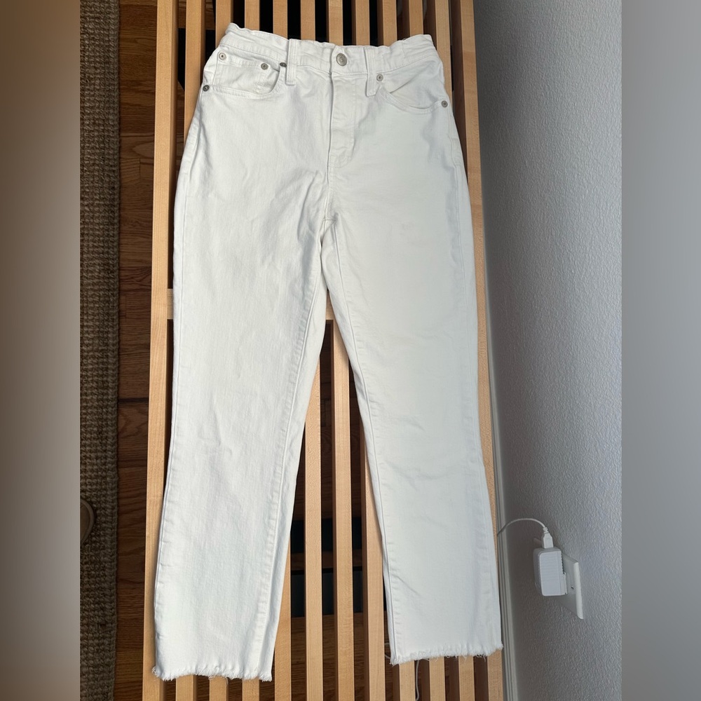 Madewell White Denim Jeans